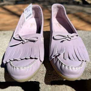 G.H. Bass & Co. Lilac Jackie kiltie loafers